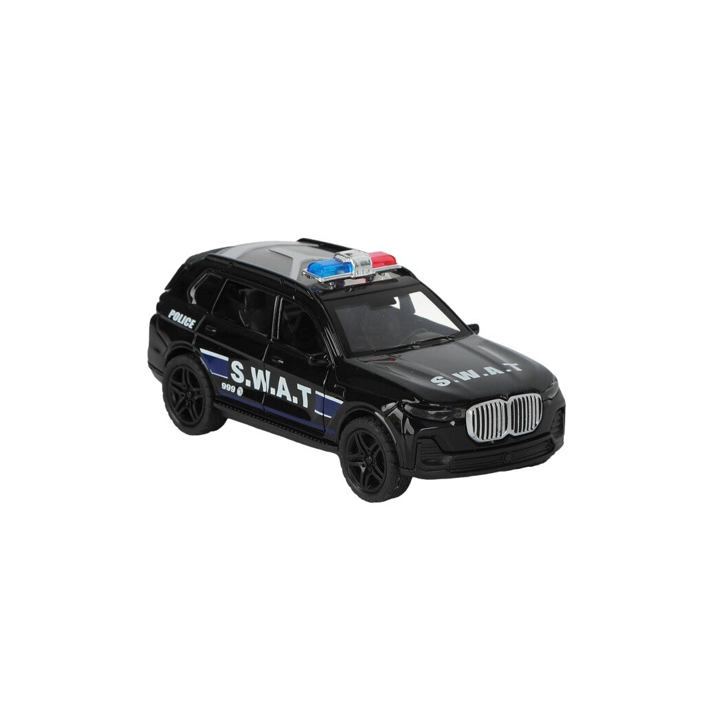 112 Pull-Back S.W.A.T. Car 1:36 - Die-Cast with Light and Sound