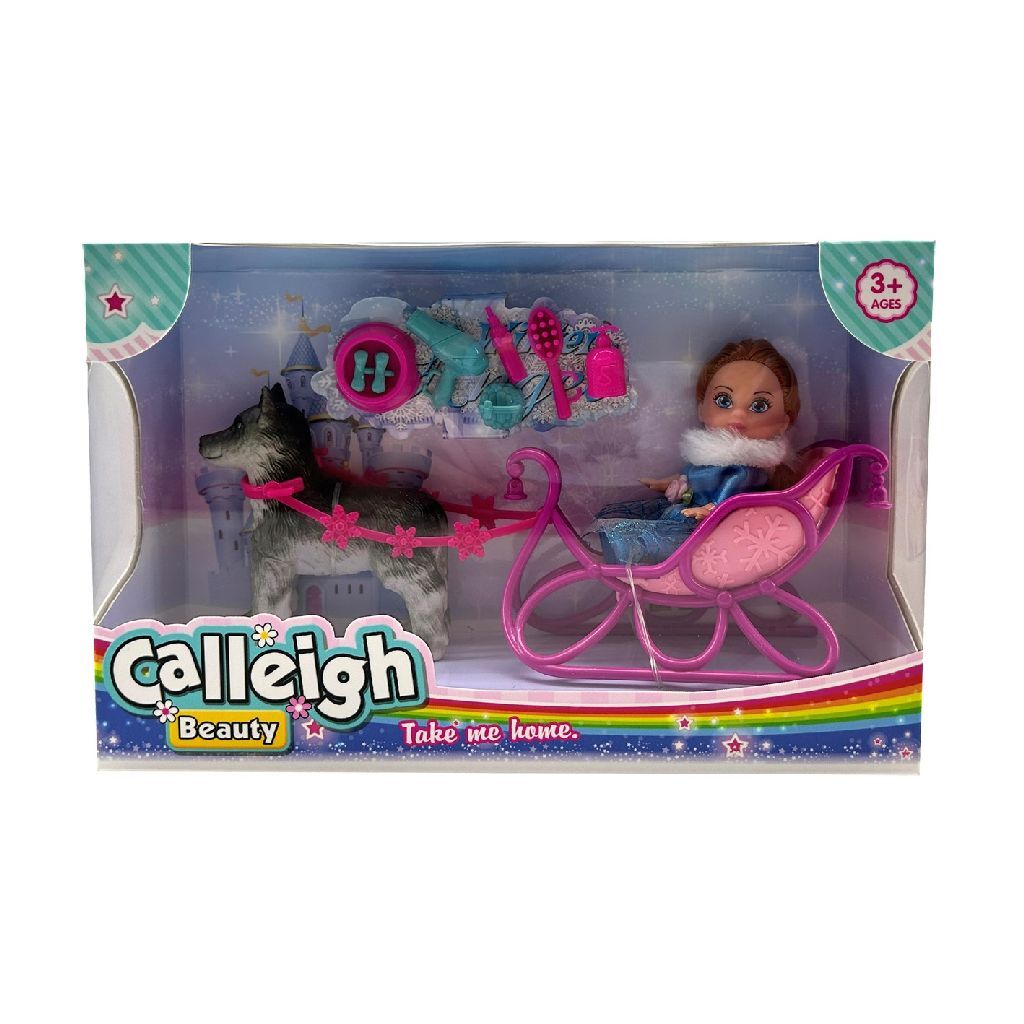 Calleigh Dog Sled Playset - Fun Play Experience for Kids 3+