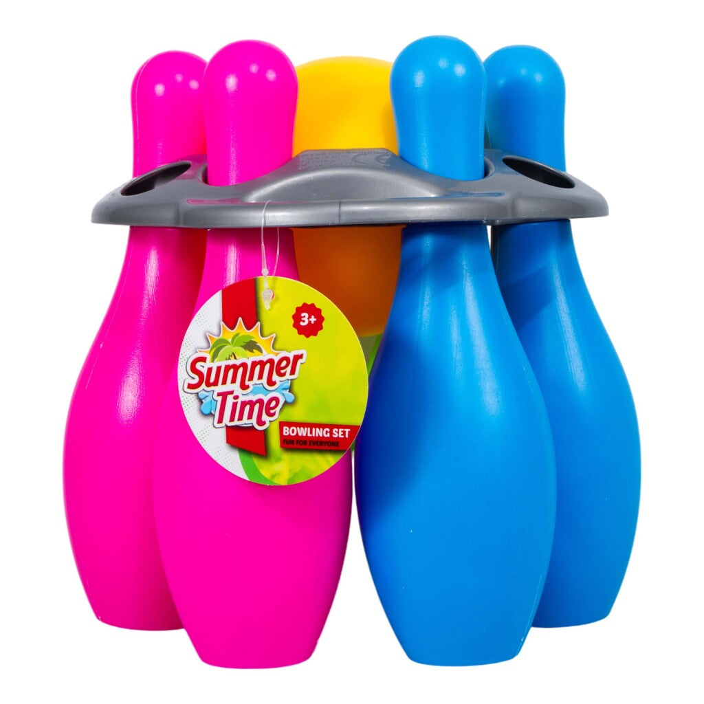 Summertime Bowling Set 6 Pins and Ball