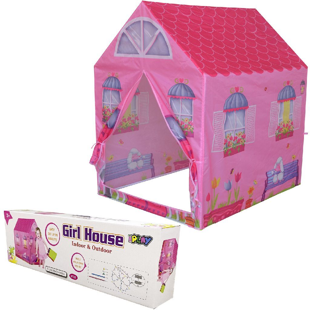 Play Tent House 72x95x102 cm Pink
