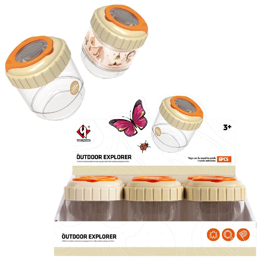 Outdoor Explorer Insect Tray Display - 6 Pieces for Kids