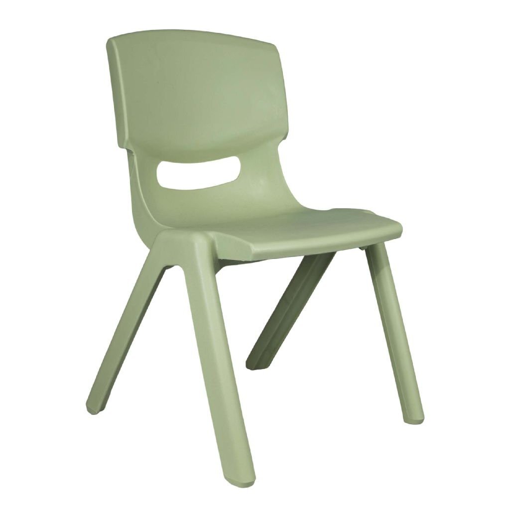 Children's Chair Plastic 36x32x53 cm Pastel Green - Suitable for Ages 3+