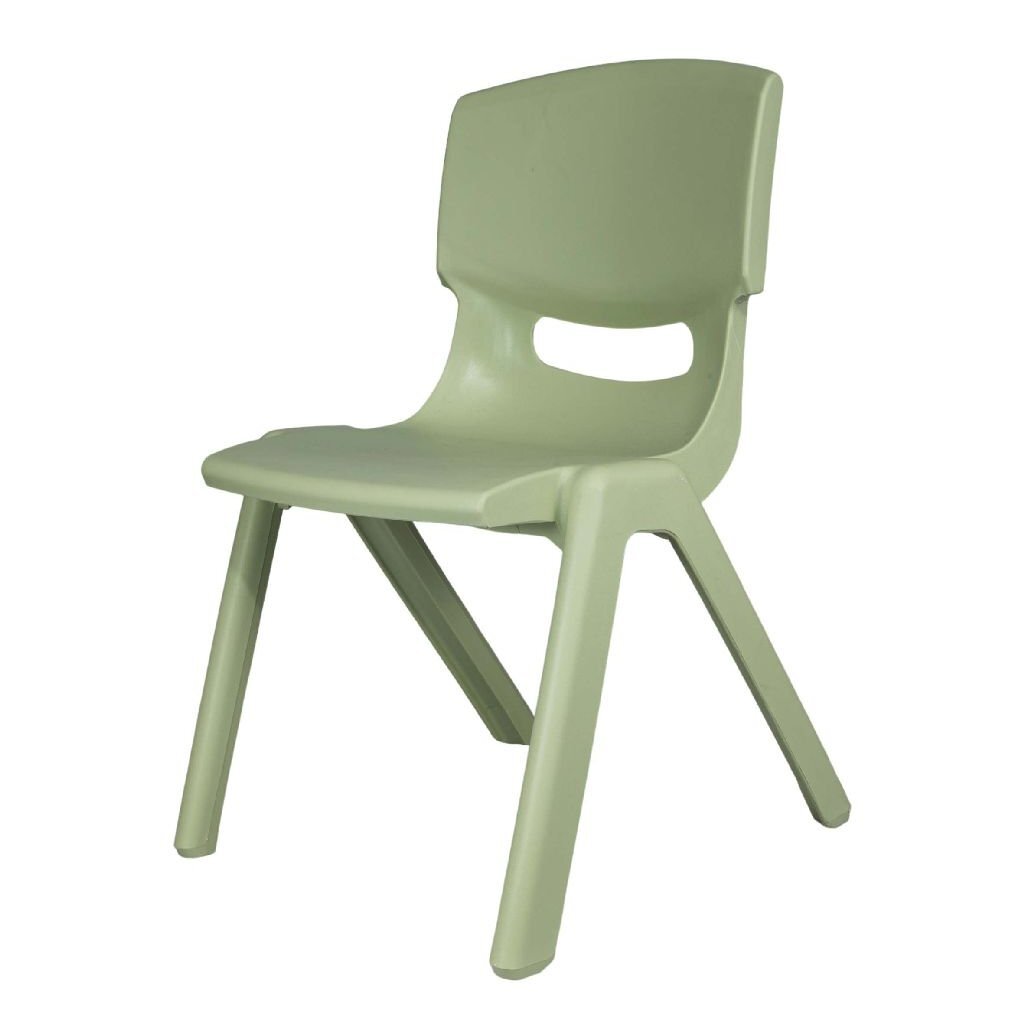 Children's Chair Plastic 36x32x53 cm Pastel Green - Suitable for Ages 3+