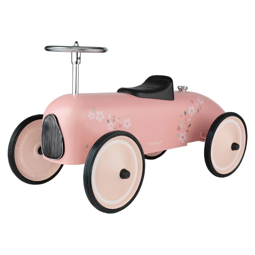 Little Dutch Retro Ride-On Car 75x40x40 cm Pink