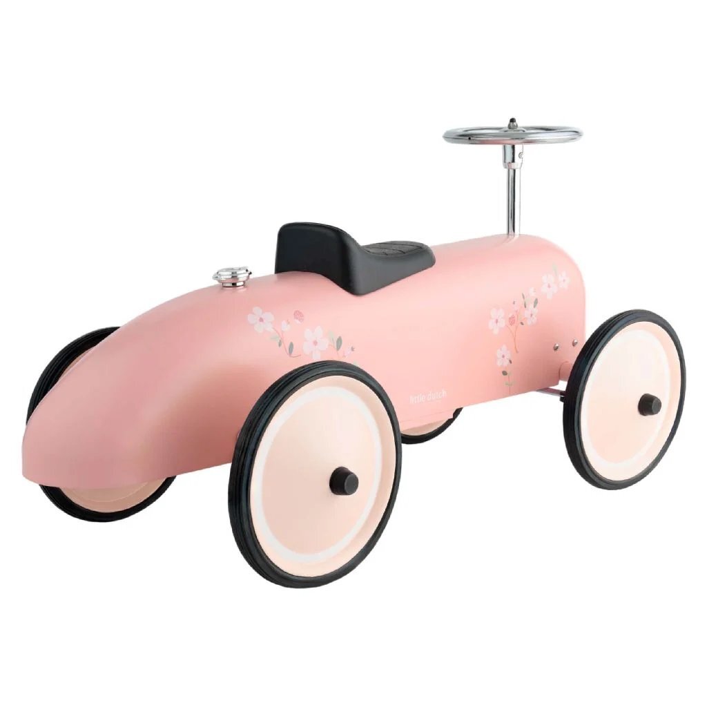 Little Dutch Retro Ride-On Car 75x40x40 cm Pink