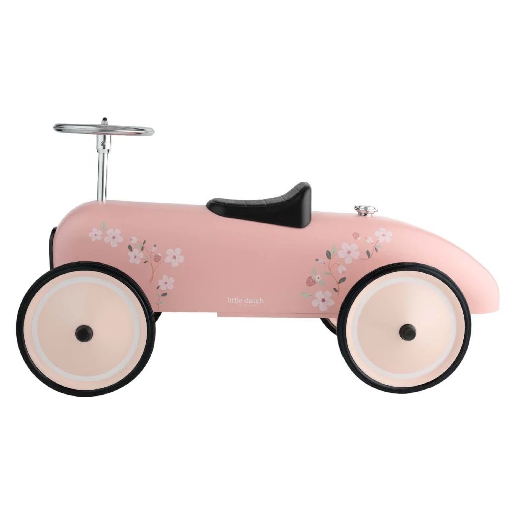 Little Dutch Retro Ride-On Car 75x40x40 cm Pink