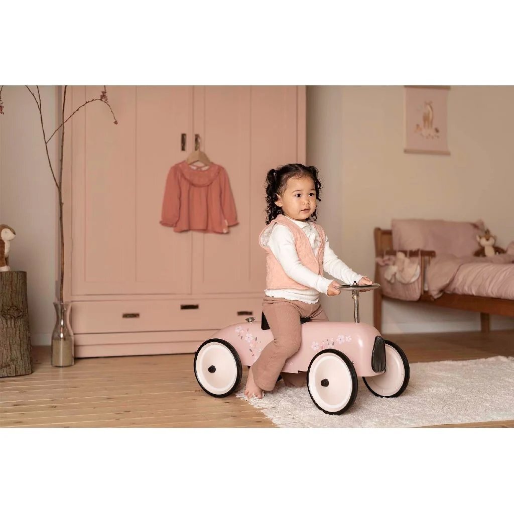 Little Dutch Retro Ride-On Car 75x40x40 cm Pink
