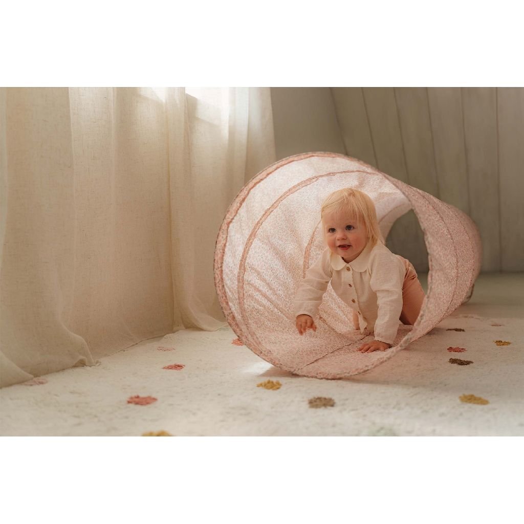 Little Dutch Fairy Garden Crawl Tunnel 180x46 cm Pink