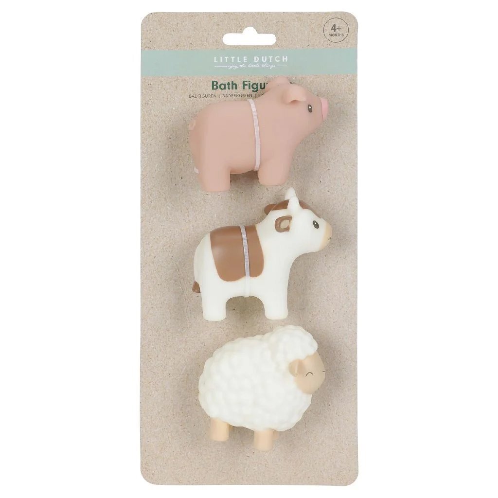 Little Dutch Farm Bath Figures 3 Pieces Set
