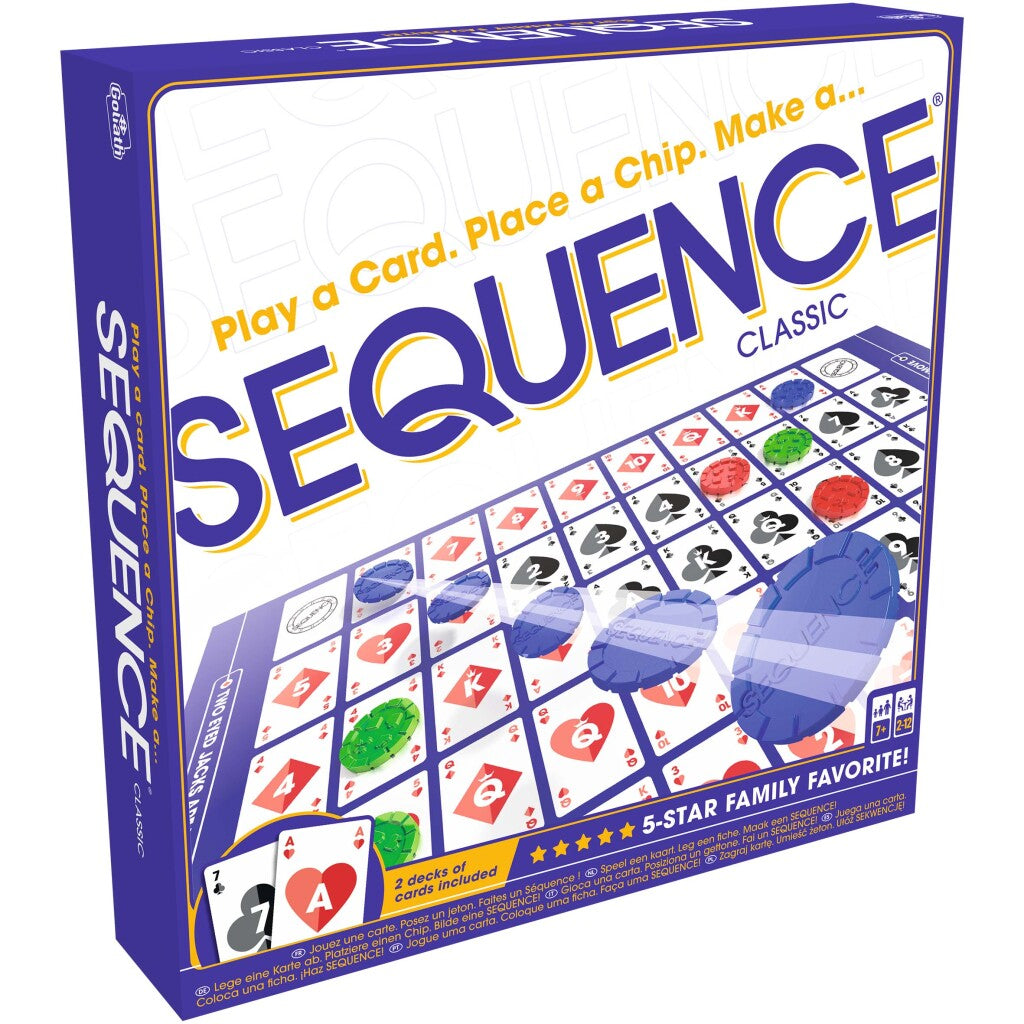 Goliath Sequence Original - Fun Card Game for 2 to 12 Players