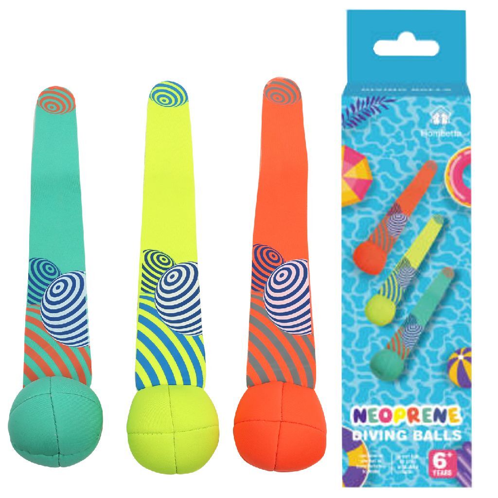 Neoprene Tail Balls 3 Pieces