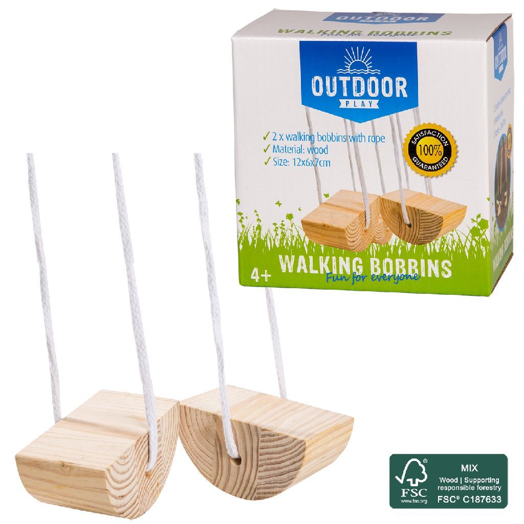 Outdoor Play Wooden Stilts