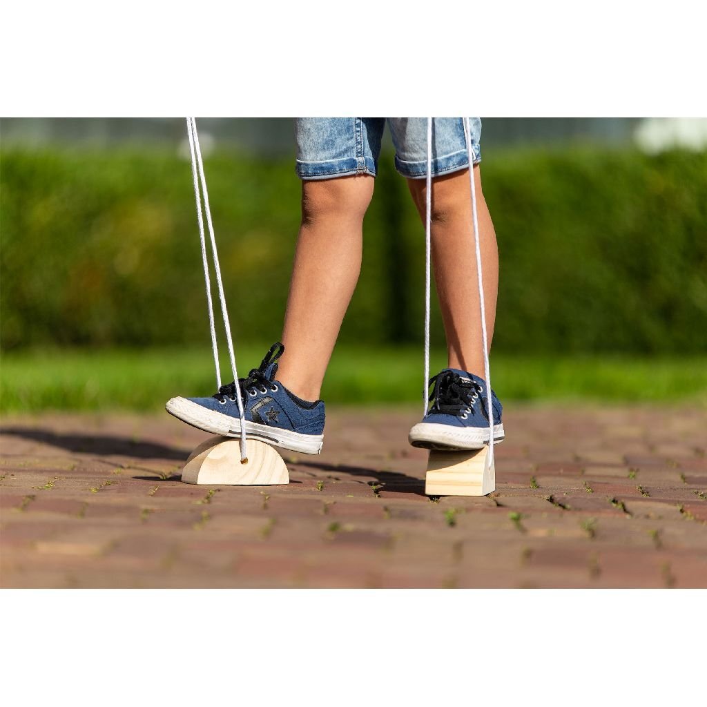 Outdoor Play Wooden Stilts
