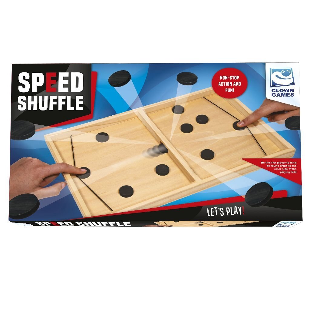 Clown Games Speed Shuffle Sling Puck Wood