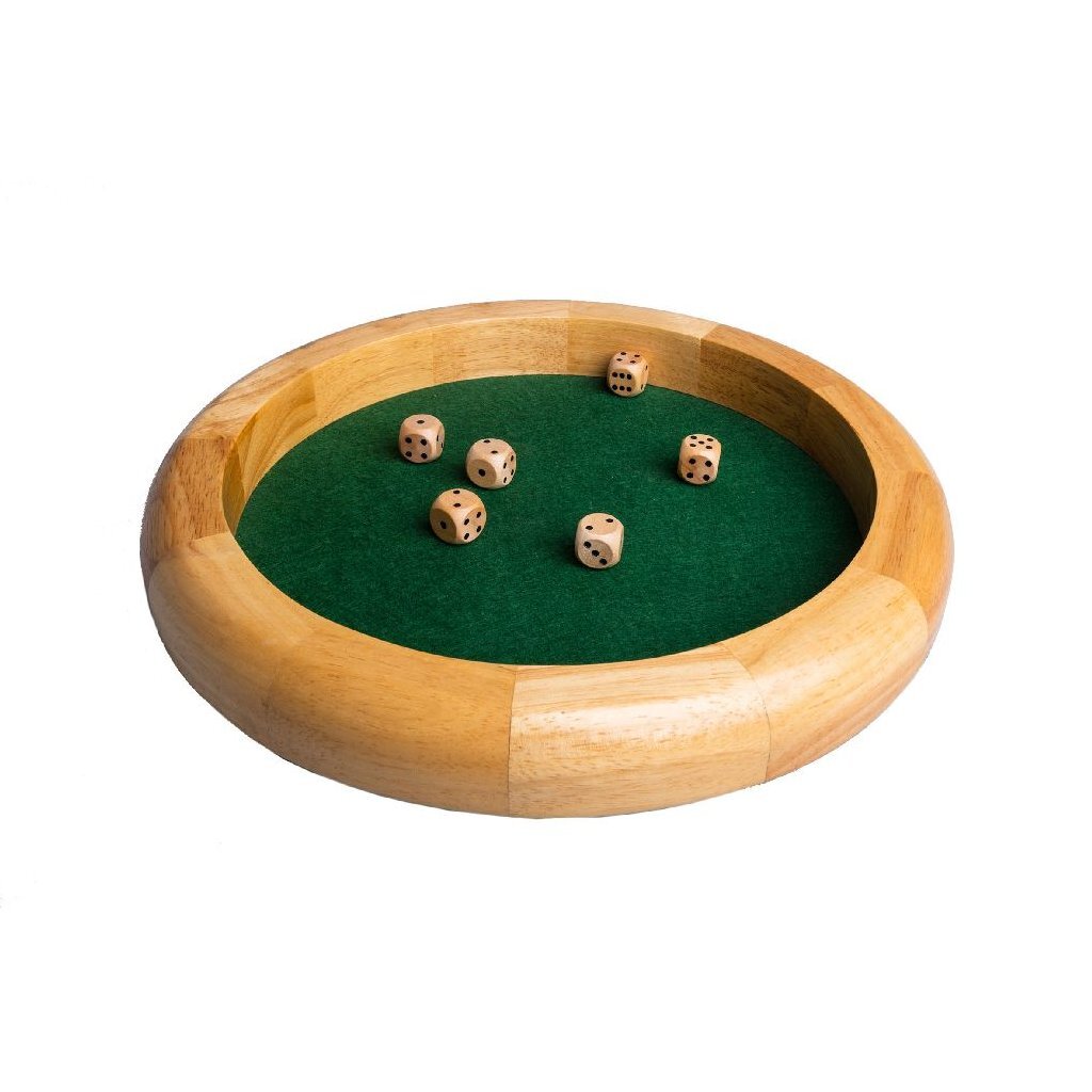 Clown Games Wooden Dice Tray