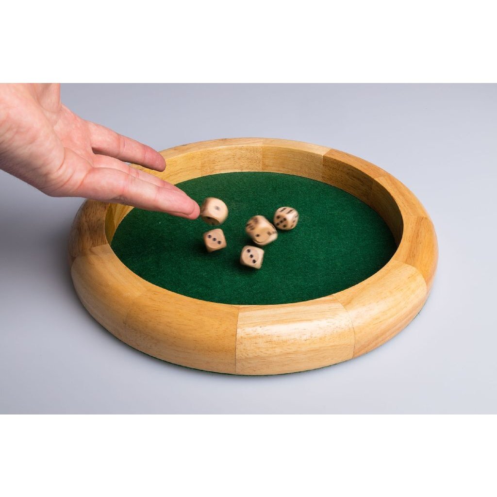 Clown Games Wooden Dice Tray