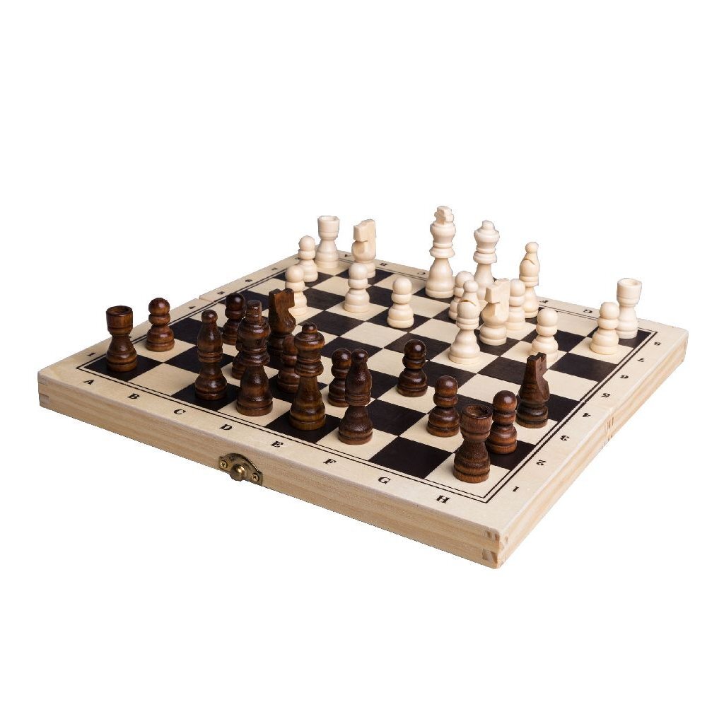 Clown Games 3in1 Game Box Wood