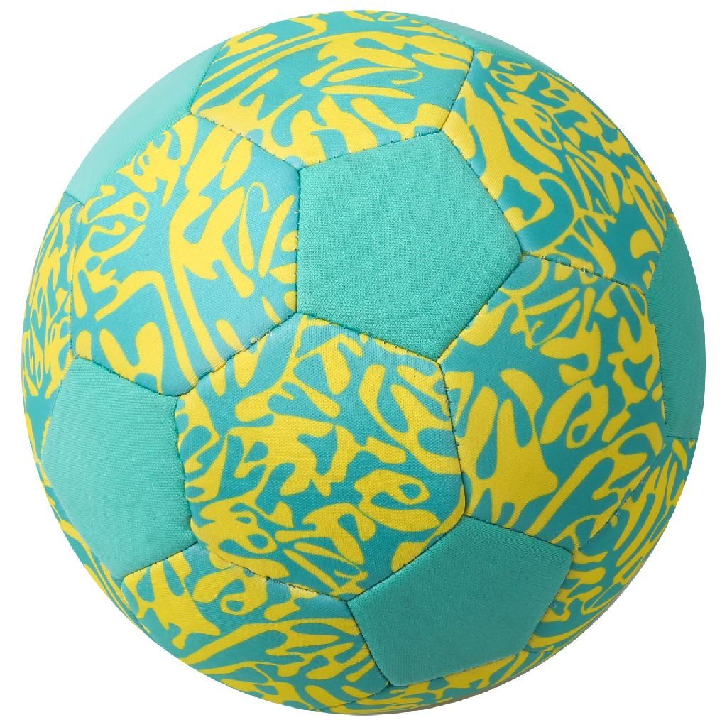 Neoprene Football 21 cm Mint/Yellow