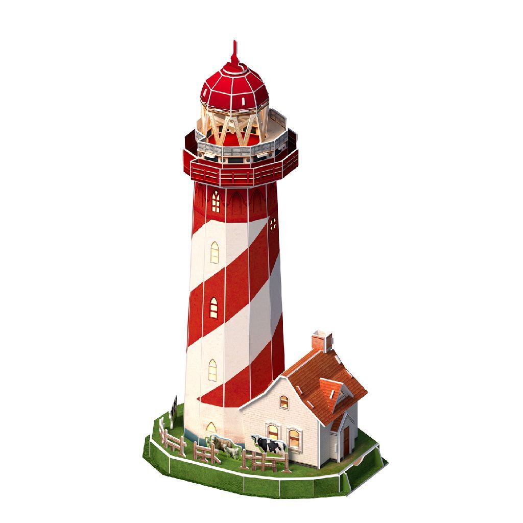 Cubic Fun 3D Puzzle Lighthouse with LED Light 51 Pieces
