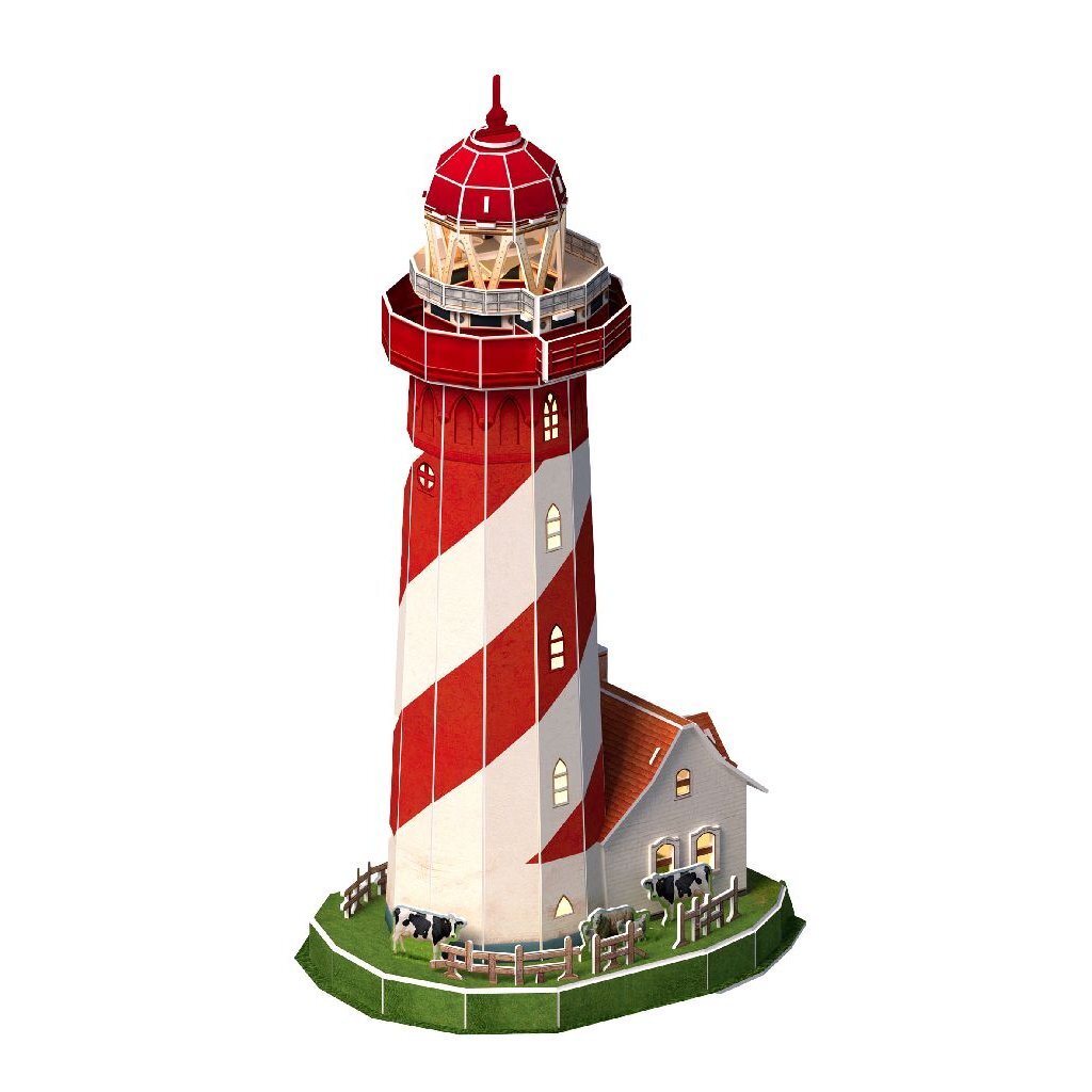 Cubic Fun 3D Puzzle Lighthouse with LED Light 51 Pieces