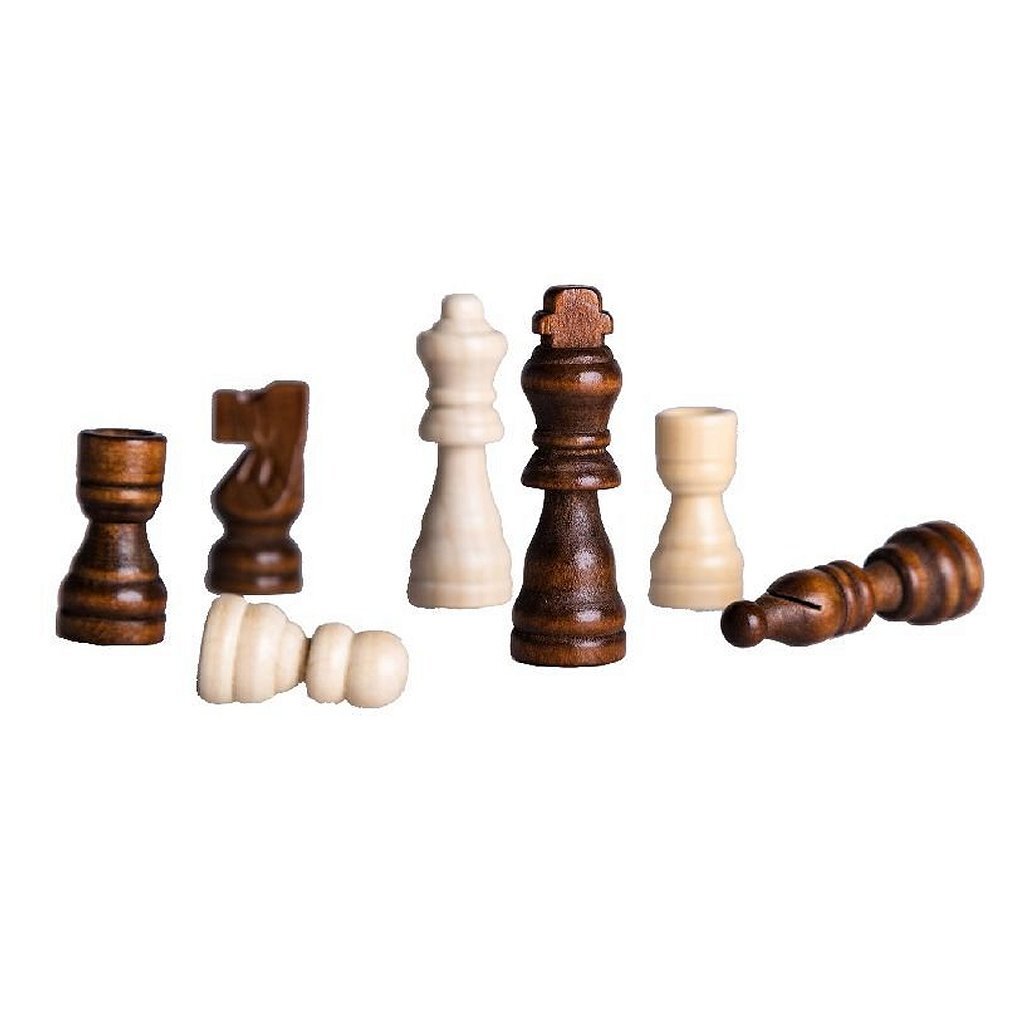 Clown Games Wooden Chess Pieces 32 Pieces - Chess Set
