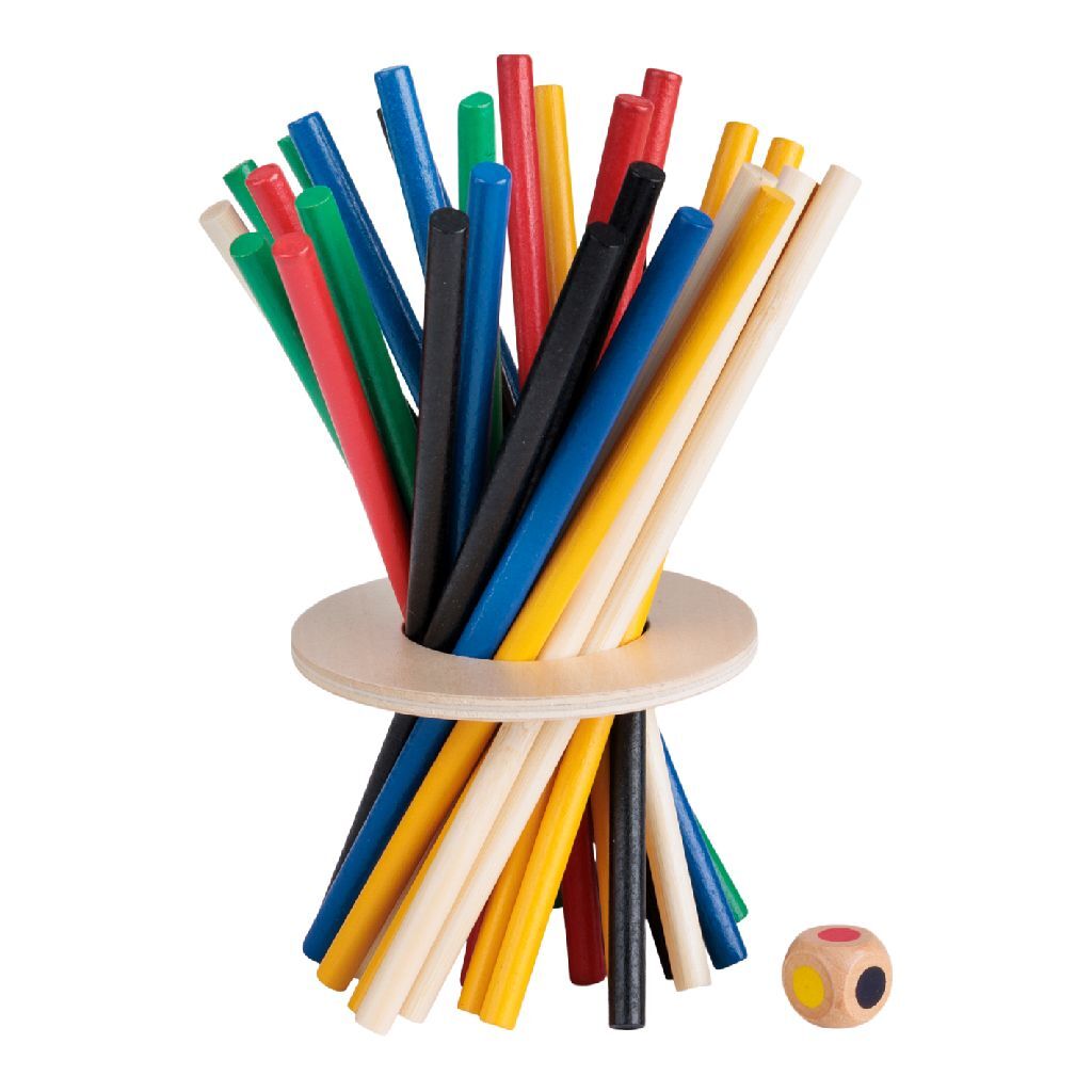 Clown Games Vertical Wooden Mikado - Fun Family Game