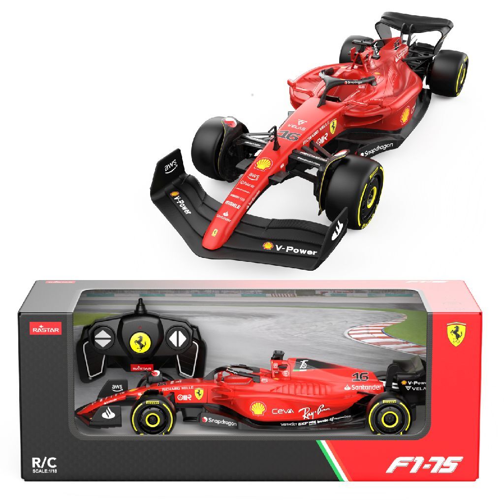 Rastar RC F1 Ferrari 75 - 1:18 Scale Remote-Controlled Car