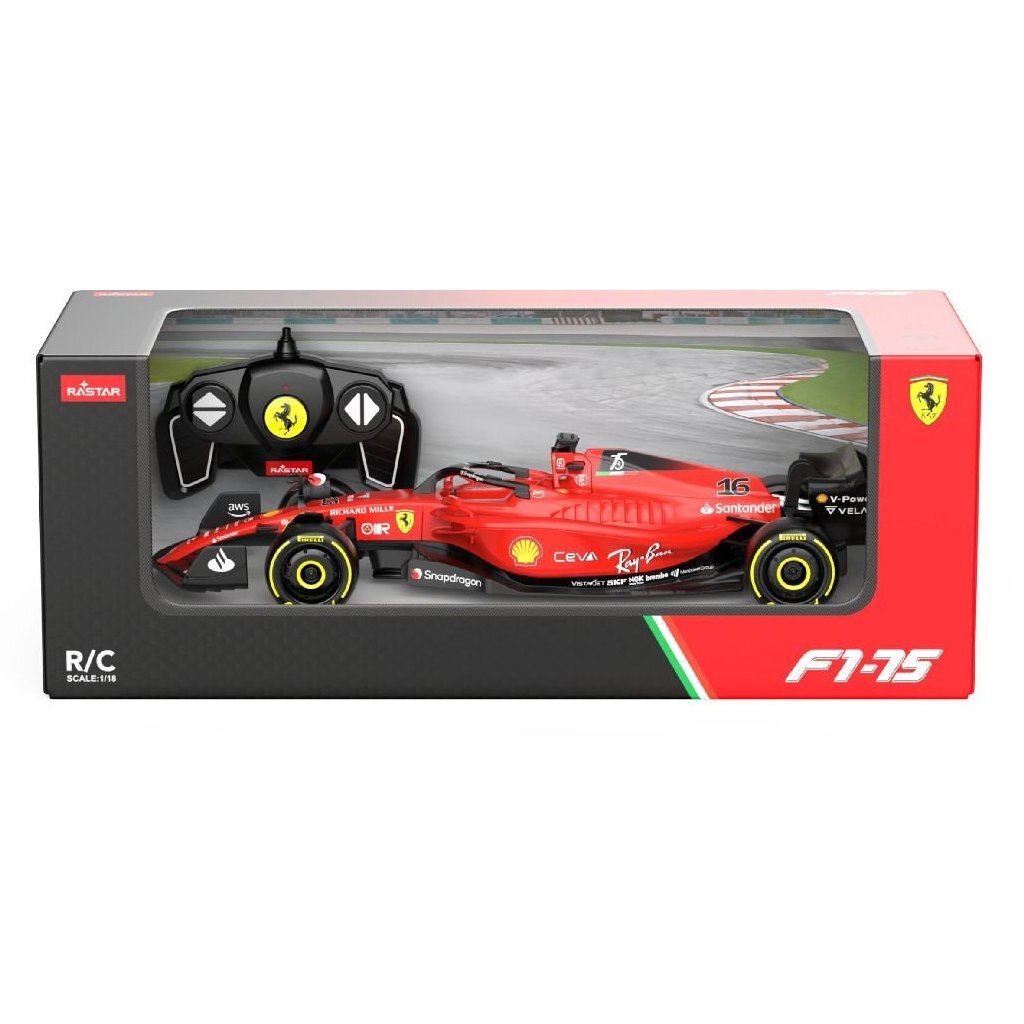 Rastar RC F1 Ferrari 75 - 1:18 Scale Remote-Controlled Car