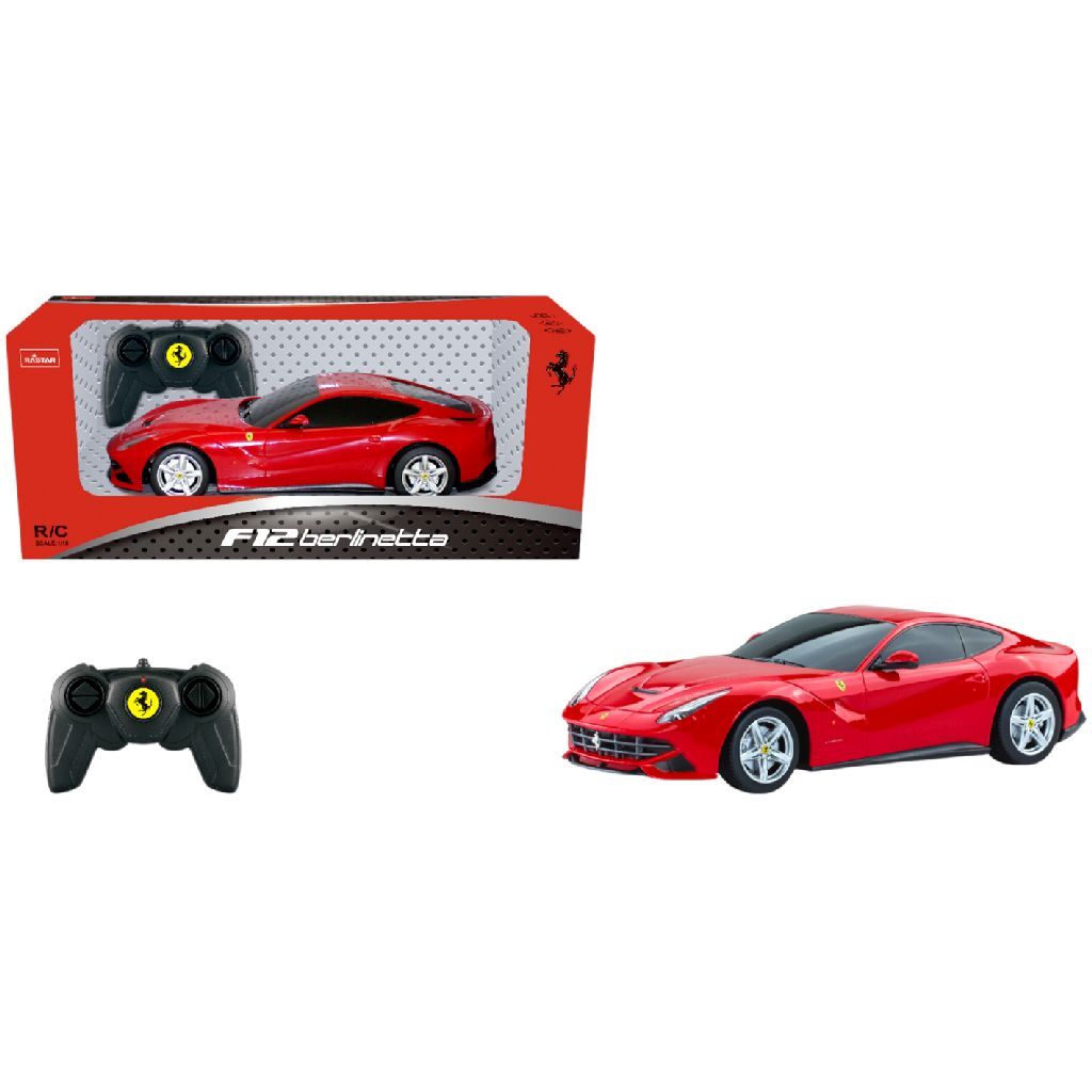 Rastar RC Ferrari F12 Remote-Controlled Car 1:18