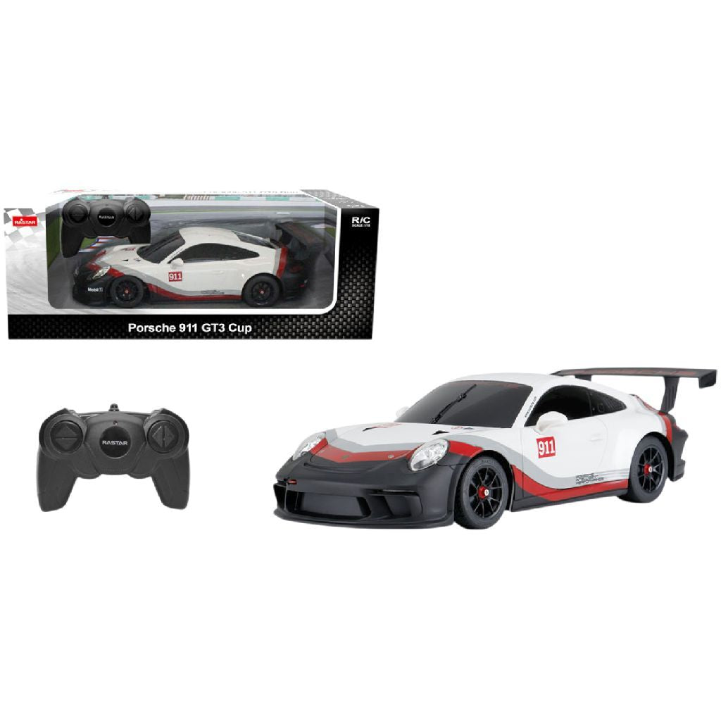 Rastar RC Porsche 911 GT3 Cup Remote-Controlled Car 1:18