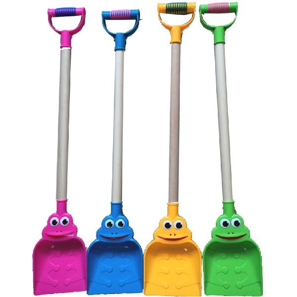Plastic Frog Shovel with Wooden Handle 76 cm