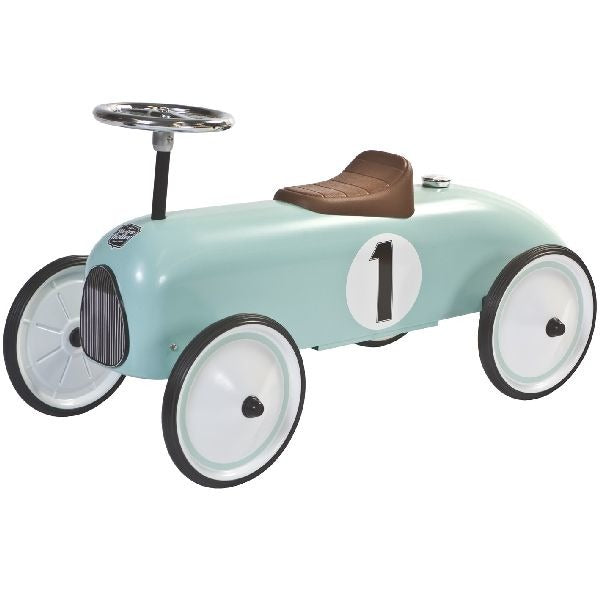 Retro Roller Formula 1 Ride-on Car Colin - Vintage Style for Kids