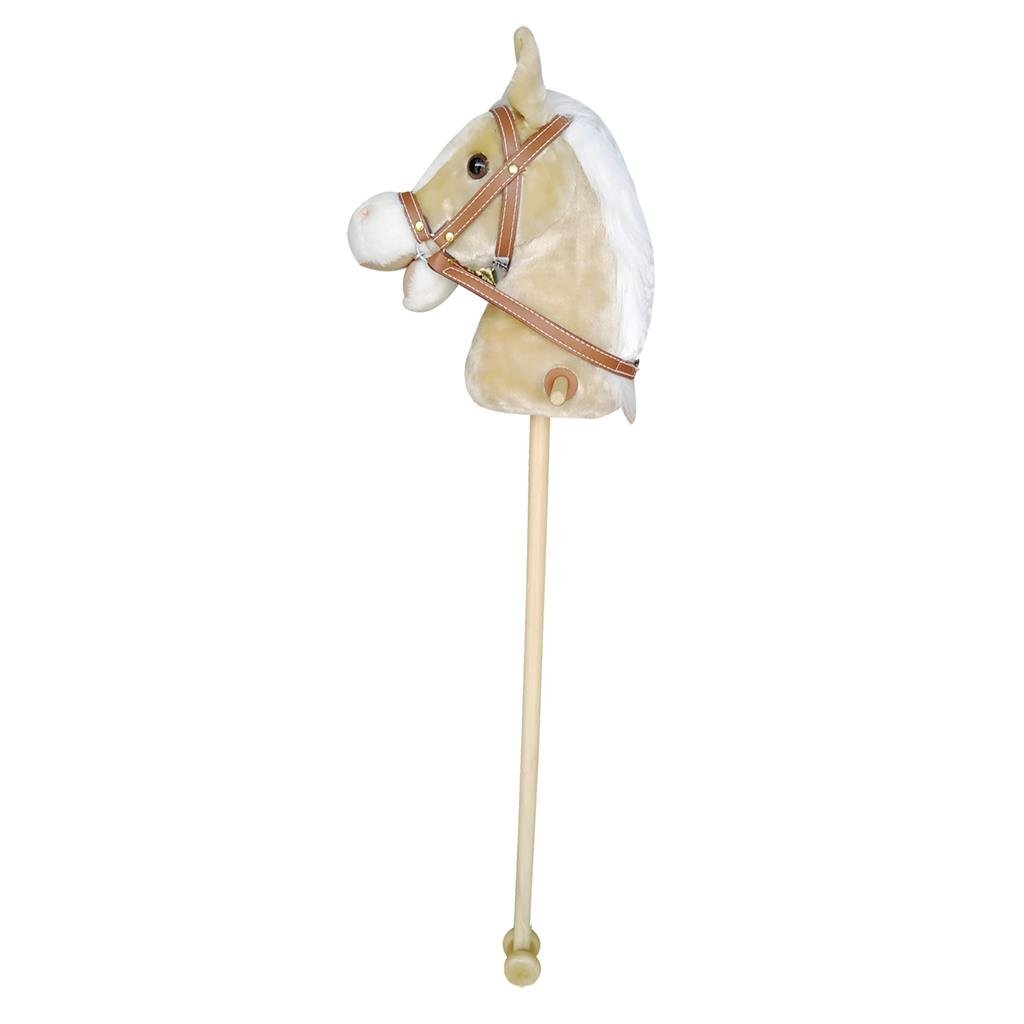 Plush Hobby Horse 100 cm + Sound Beige