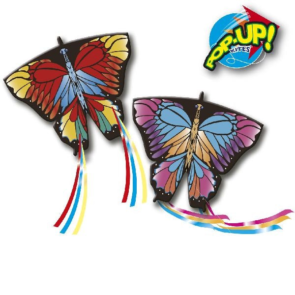 Rhombus Pop-Up 3D Butterfly Kite