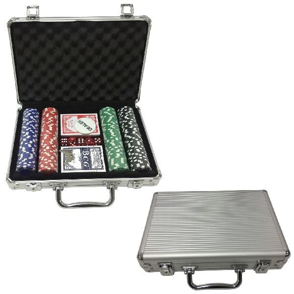 Poker Set in Aluminum Case - Complete Set for Ages 12+