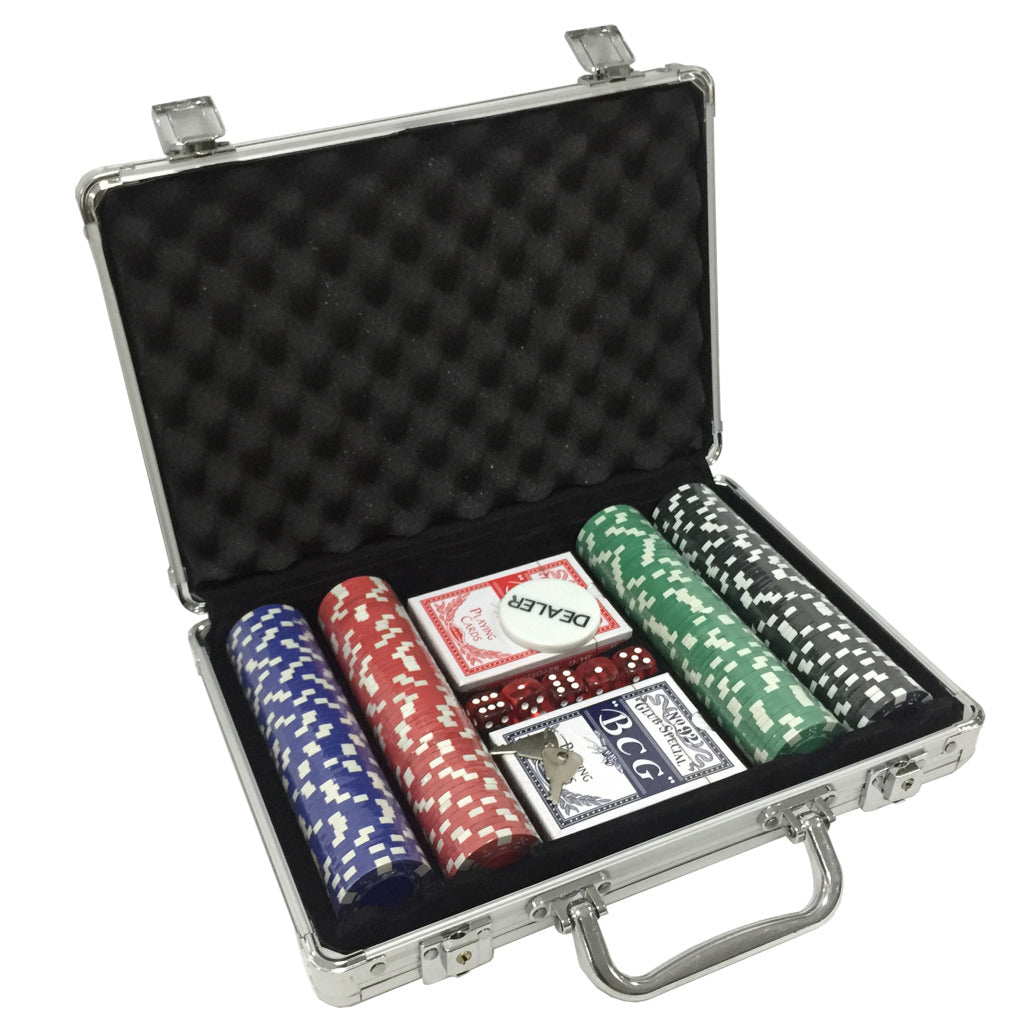 Poker Set in Aluminum Case - Complete Set for Ages 12+