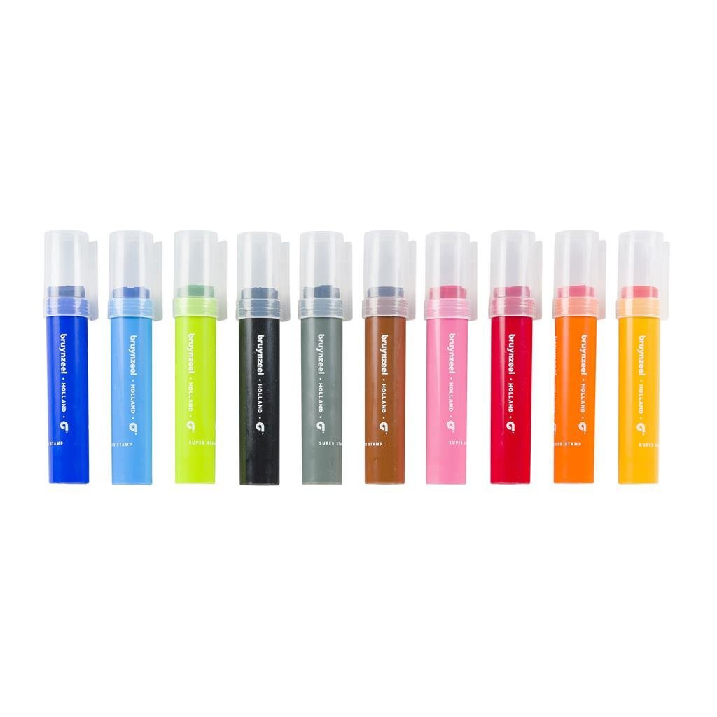 Bruynzeel Mega Stamp Pens 10 Pieces