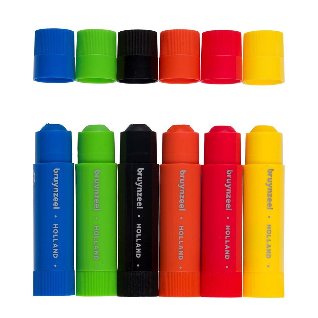 Bruynzeel Poster Paint Pens, 6 Pieces, No Water Needed