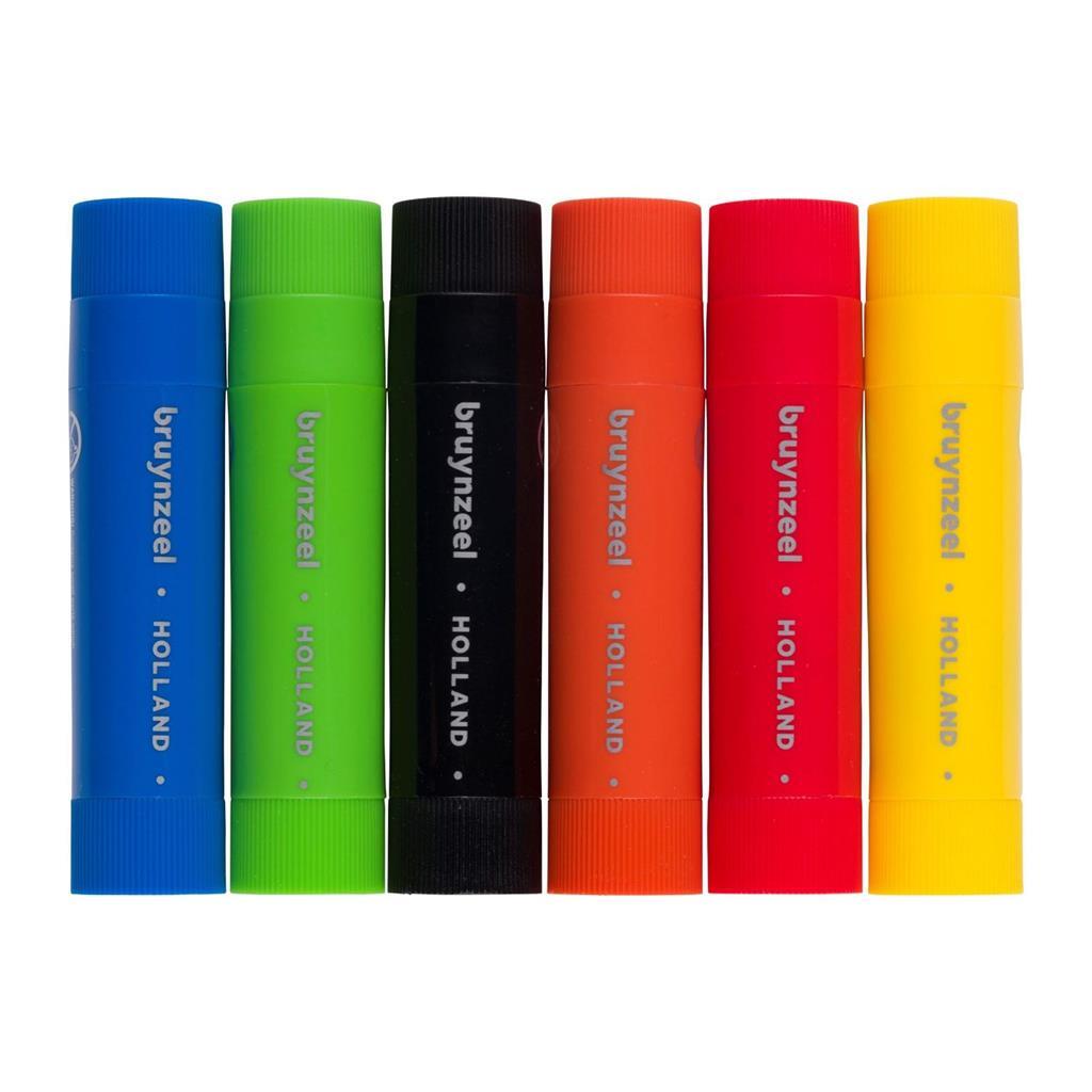 Bruynzeel Poster Paint Pens, 6 Pieces, No Water Needed