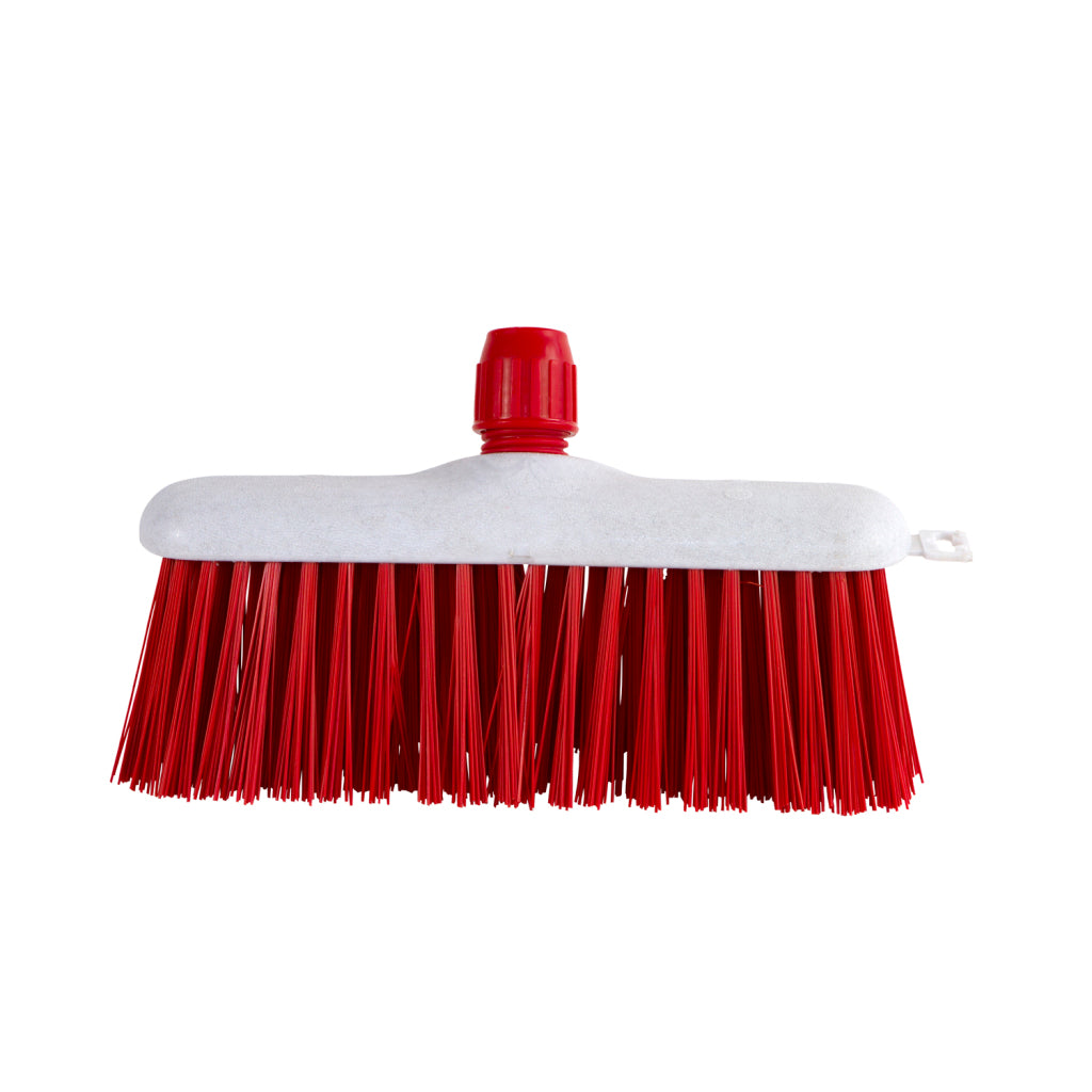 Luva Street Broom 30 cm - Red/White with Handle Holder