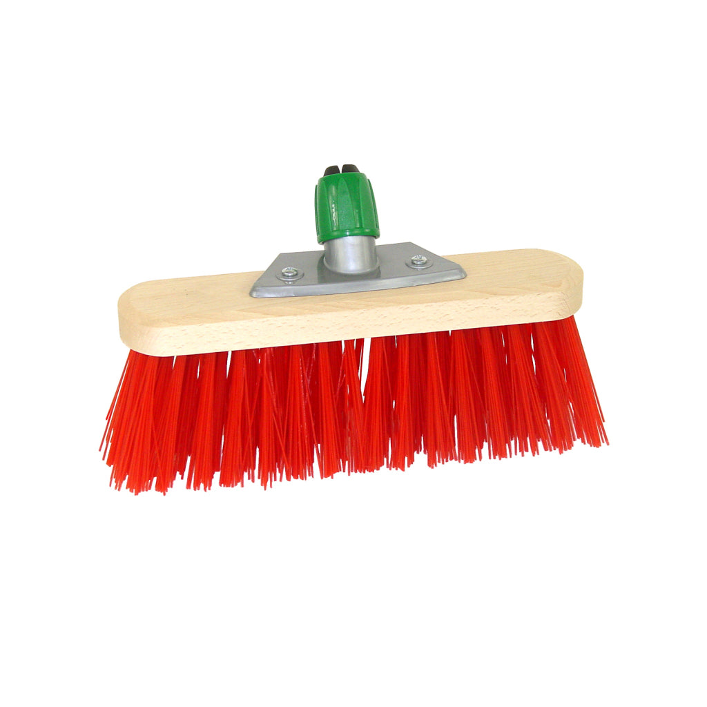 Luva Street Broom Synthetic Fiber 29 cm Red