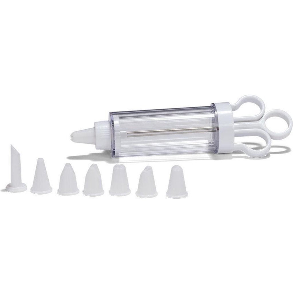Patisse Decorating Piping Syringe 19 cm Transparent/White