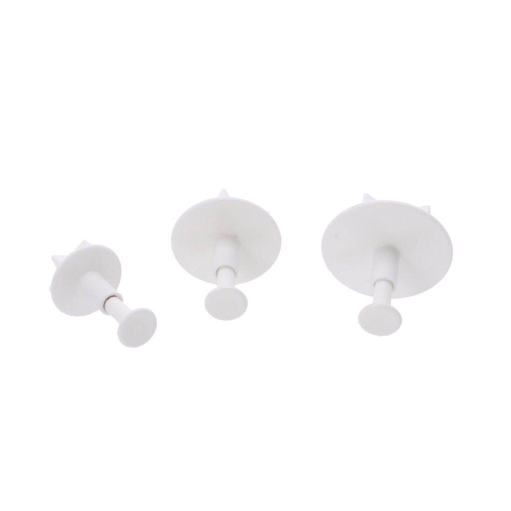 Patisse Cookie Cutters Sheet with Ejector 3-piece White