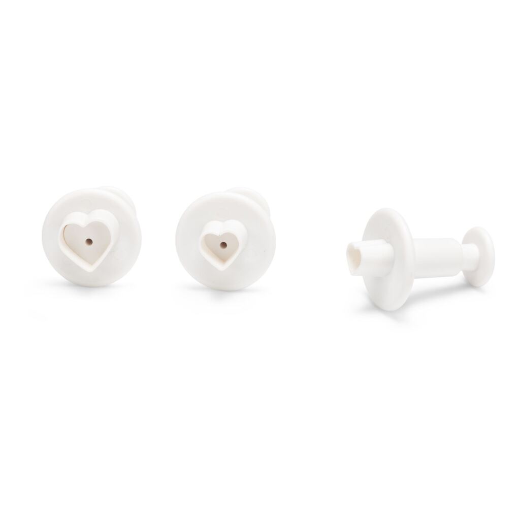 Patisse Heart Cookie Cutters 3-Piece Set White