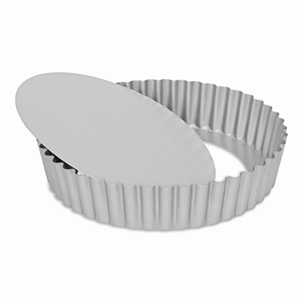 Patisse Quiche Pan 20 cm Silver Removable Base
