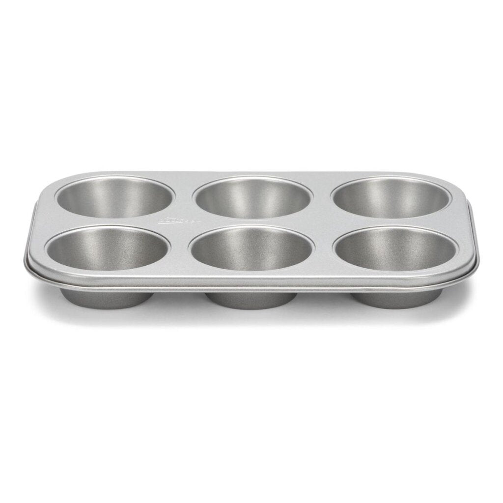Patisse 6-Compartment Muffin Tin - Silver