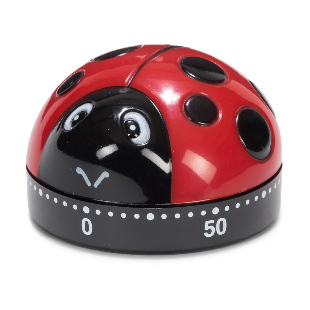 Patisse Kitchen Timer Ladybug 6 cm Black/Red