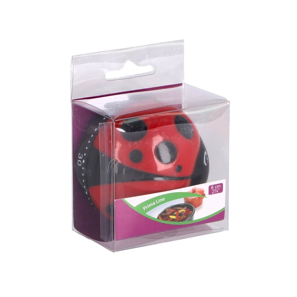 Patisse Kitchen Timer Ladybug 6 cm Black/Red