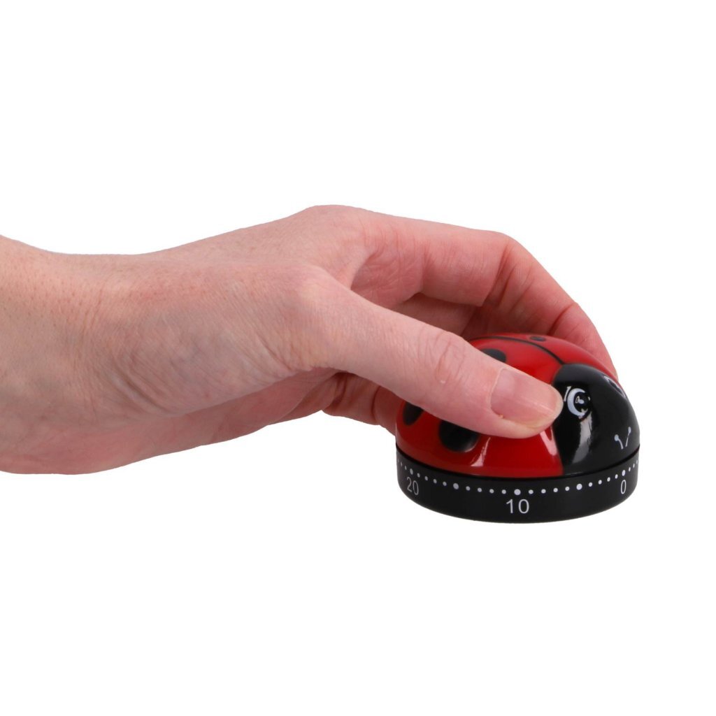 Patisse Kitchen Timer Ladybug 6 cm Black/Red