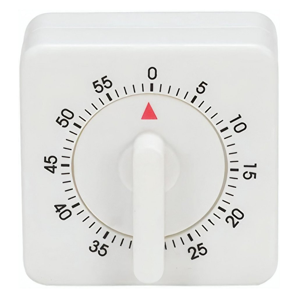 Patisse Kitchen Timer Square 6 cm White